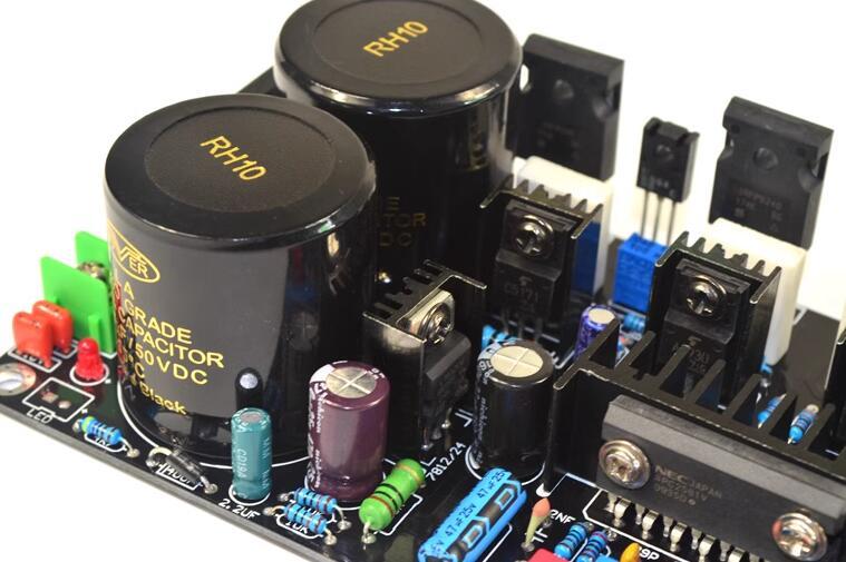 IRF240 + IRF9240 Separate Field-effect transistor + UPC2581V Push tube 120W+120W class AB amplifier board