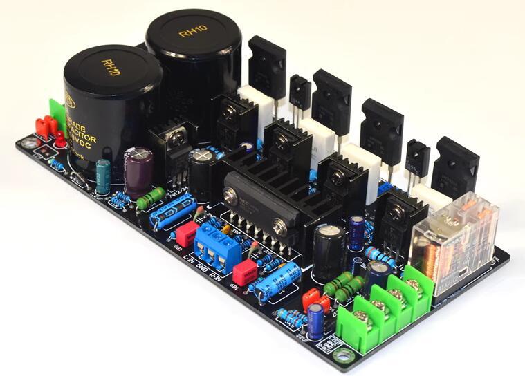 IRF240 + IRF9240 Separate Field-effect transistor + UPC2581V Push tube 120W+120W class AB amplifier board
