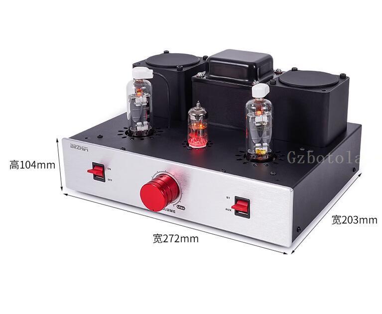 Hifi 6P13*2 6N2*1 Bluetooth 5.0 Electronic vacuum Tube Power Amplifier home desktop amp Beyond EL34 15W*2