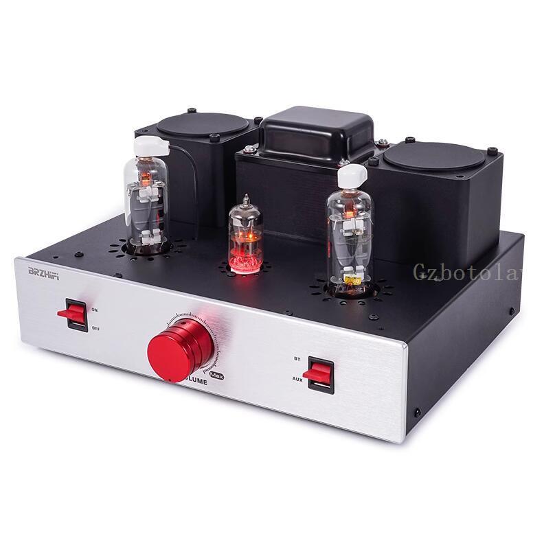 Hifi 6P13*2 6N2*1 Bluetooth 5.0 Electronic vacuum Tube Power Amplifier home desktop amp Beyond EL34 15W*2