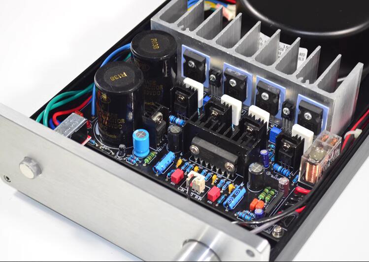IRF240 Field-effect transistor HiFi 100W+100W stereo desktop amplifier