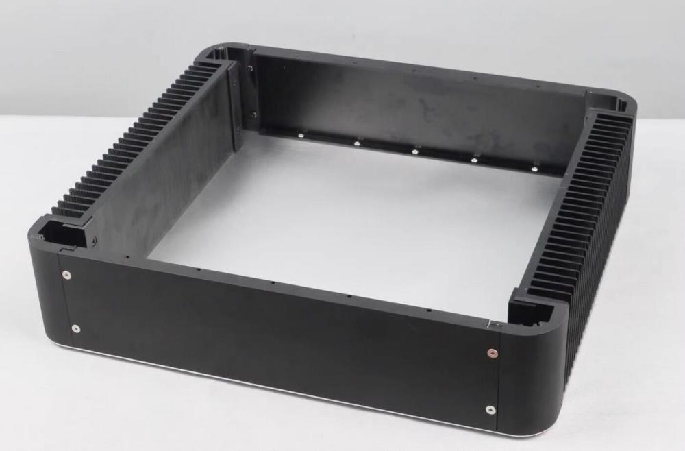 RD09 Full aluminum amplifier chassis/Preamp case/DAC box Enclosure with heatsink on both sides