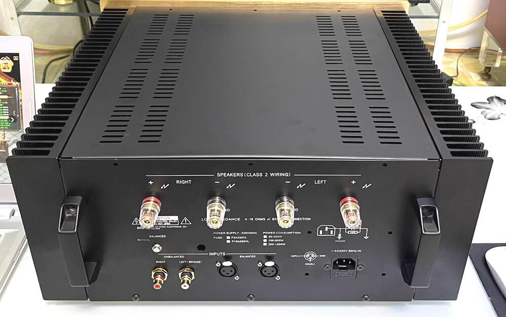 Krell KSA100-MKII circuit  Field effect transistor Class A 80W+80W stereo hifi audio power amplifier
