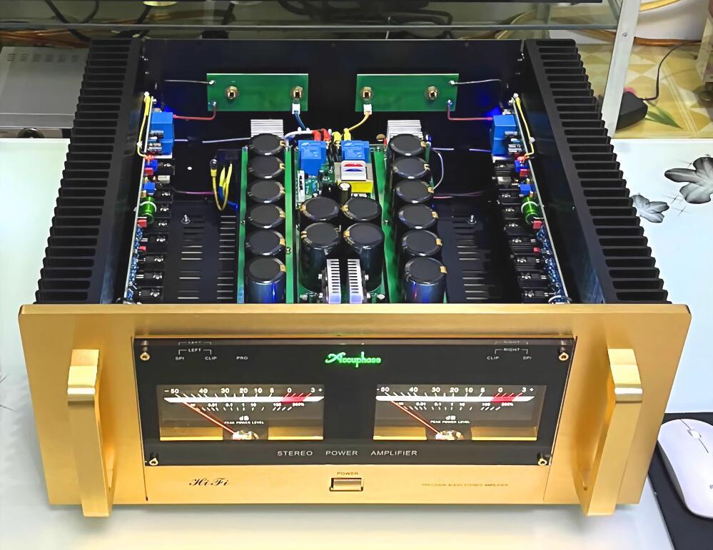 Krell KSA100-MKII circuit  Field effect transistor Class A 80W+80W stereo hifi audio power amplifier