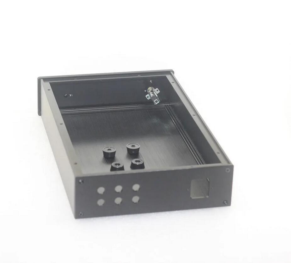 WA3 black full Aluminum amplifier chassis hifi DIY case Mini Preamp Box