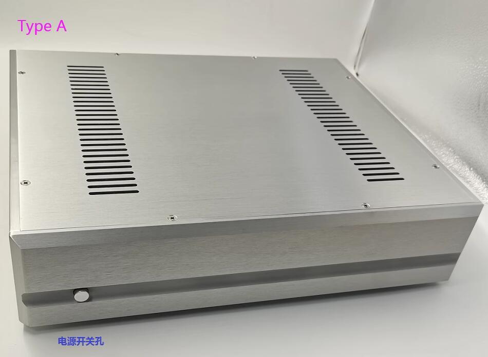 4392 All-Aluminum Audio Amplifier Chassis DIY Preamp Case DAC Decoder Box Shell