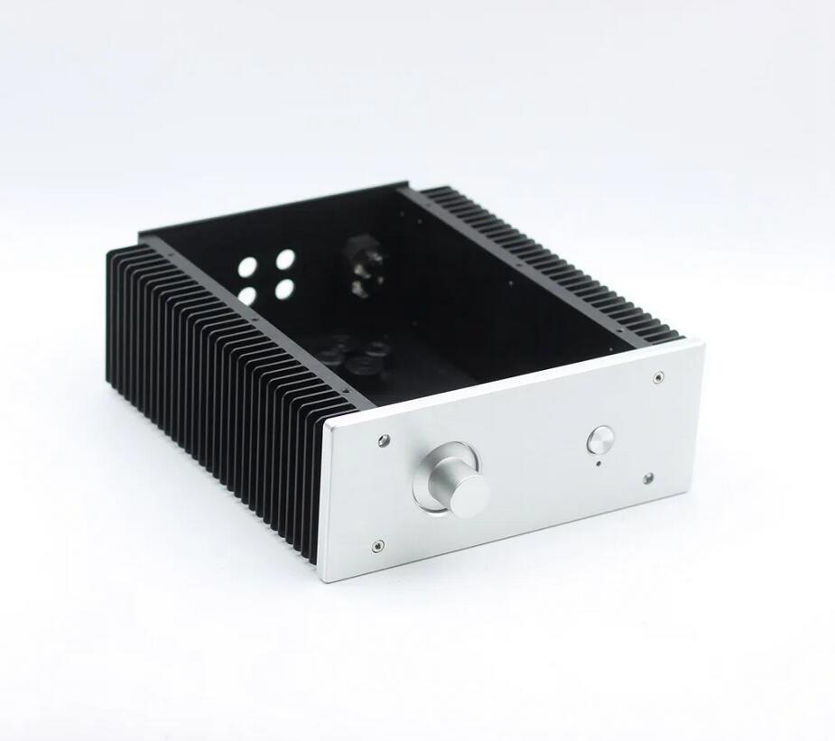WA5 All Aluminum Amplifier Chassis Class A Power Amp Case DIY Audio Box Preamp Enclosure with heatsink 260*230*90MM