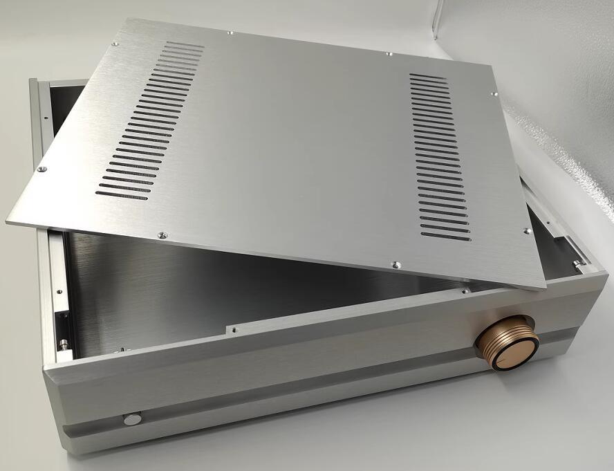 4392 All-Aluminum Audio Amplifier Chassis DIY Preamp Case DAC Decoder Box Shell