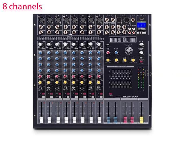 NEW SMX USB Bluetooth 8/12/16/24 channels professional mixing console stage performance KTV conference with effect device