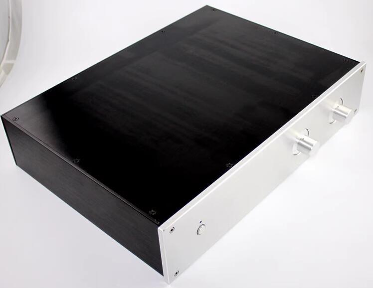WA19 Aluminum enclosure Preamp chassis Power amplifier case/hifi DIY box size 312*425*90
