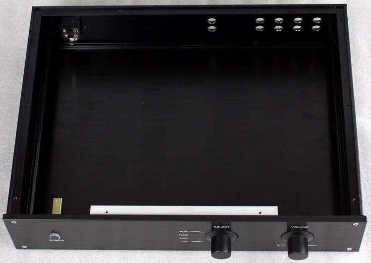 WA19 Aluminum enclosure Preamp chassis Power amplifier case/hifi DIY box size 312*425*90