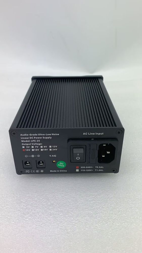 DC 5V 7V 9V 12V 15V 16V 18V 24V 25W LHY Audio New 25VA ultra low noise DC DC linear regulated power supply 110V/230V