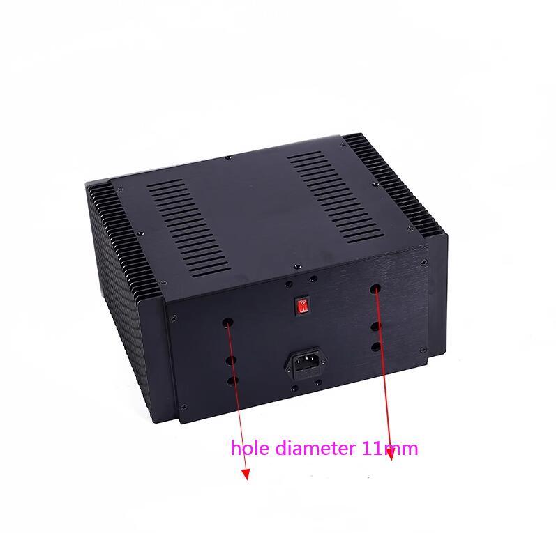 WA27 All Aluminum Class A Power Amplifier Housing Audio Amp Chassis DIY Case with heatsink