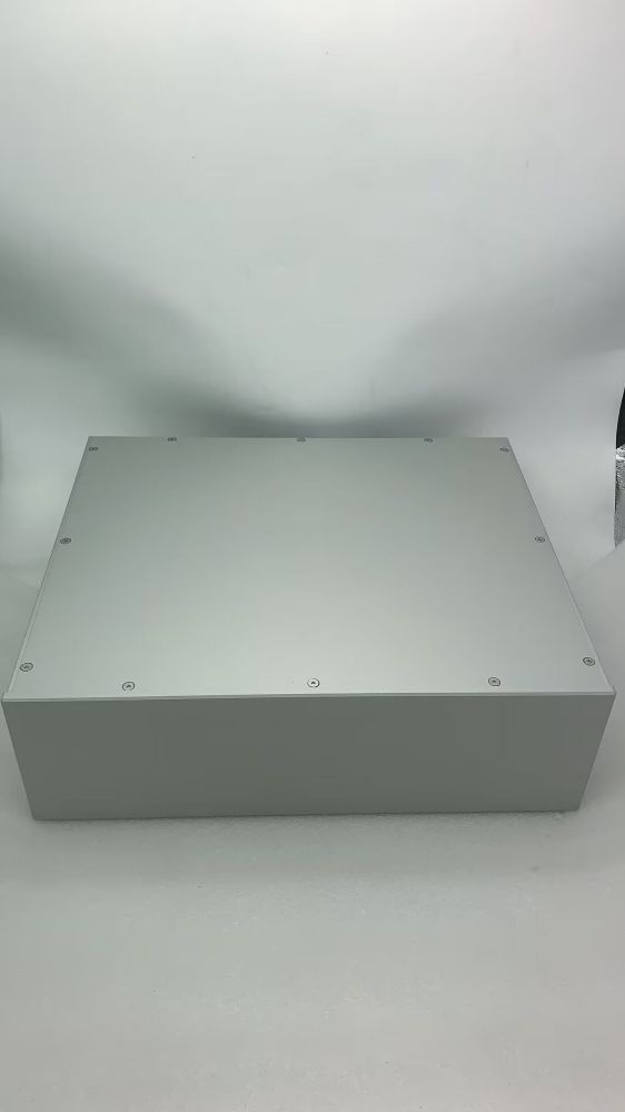 All aluminum isolation power supply chassis American standard socket Enclosure DIY box W430 D358 H136mm