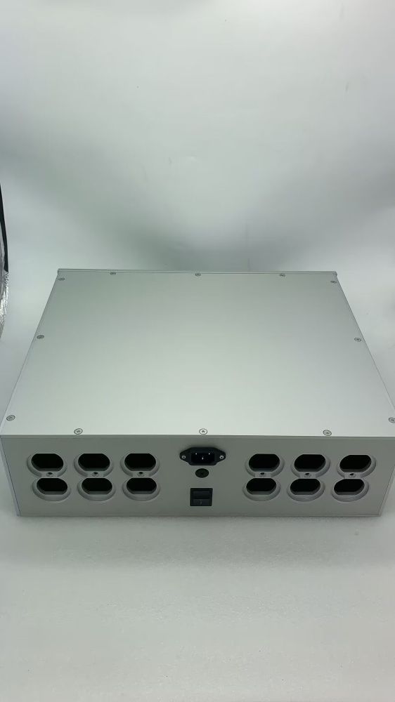 All aluminum isolation power supply chassis American standard socket Enclosure DIY box W430 D358 H136mm