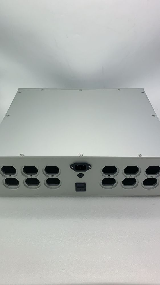All aluminum isolation power supply chassis American standard socket Enclosure DIY box W430 D358 H136mm