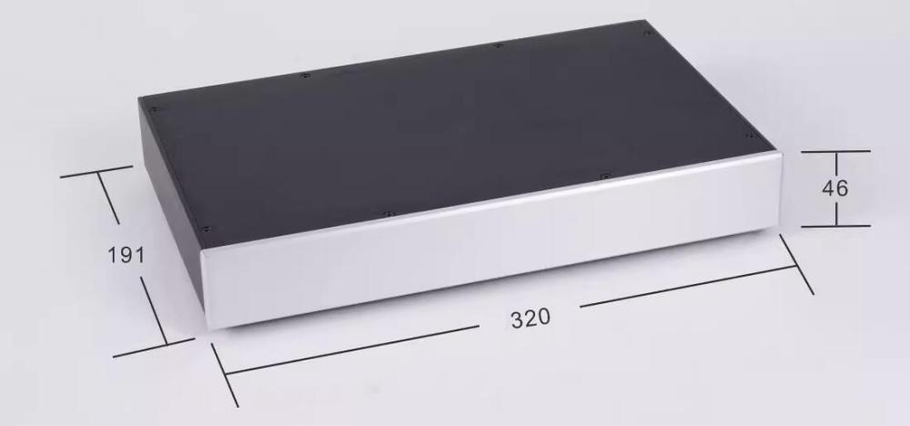 3204 full Aluminum Preamplifier Chassis Preamp Enclosure DAC Case DIY psu Box 320*46*191mm