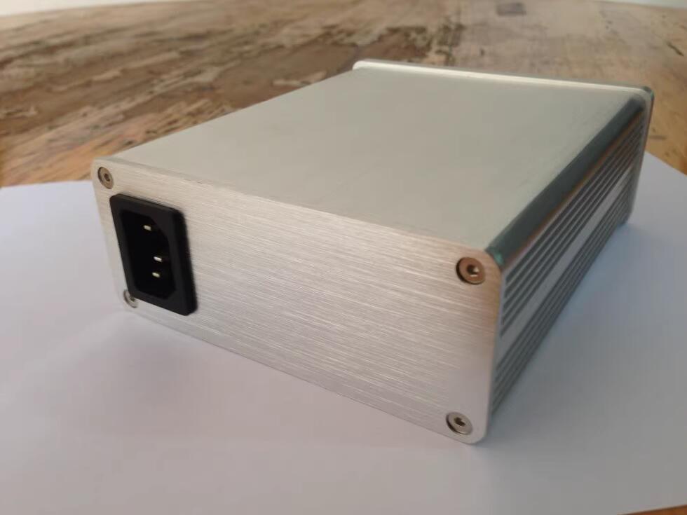 1104 silver All Aluminum Power Supply Box hifi DIY PSU Chassis mini DAC Housing