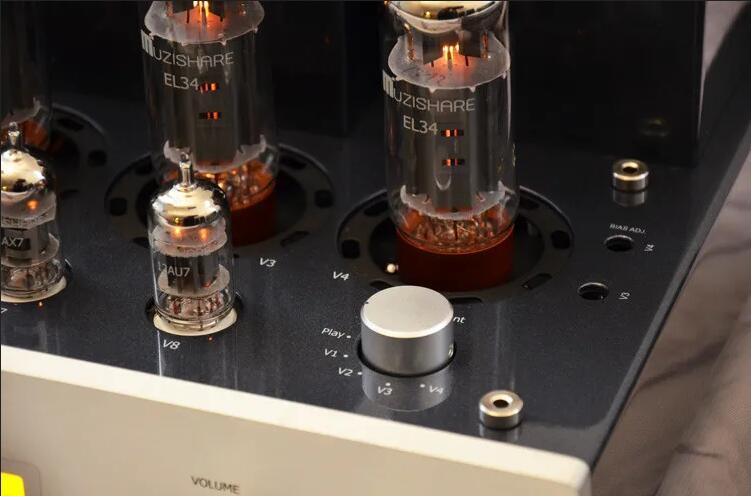 MUZISHARE X5 Integrated Vacuum Tube Amplifier EL34x4 Do AB1 Push-pull Amplifier 15~35W TR~UL Switch 110V/220V Good Sound