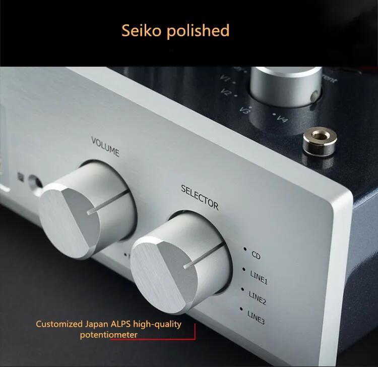 MUZISHARE X5 Integrated Vacuum Tube Amplifier EL34x4 Do AB1 Push-pull Amplifier 15~35W TR~UL Switch 110V/220V Good Sound