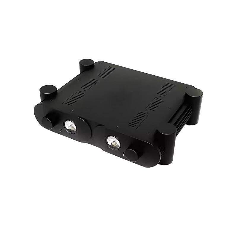 RD3908 All Aluminum Rounded Enclosure Audio Amplifier Case hifi DIY Preamp Chassis with heatsink