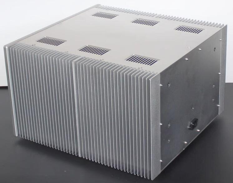 WA33 All-Aluminum Audio Amplifier Chassis HiFi Class A Power Amp Large Case DIY Box with heatsink