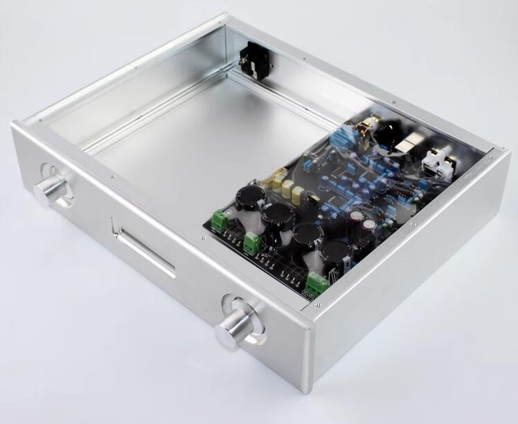 WA48 Full aluminum decoder chassis DAC enclosure HIFI DIY box 320 x70 x305MM