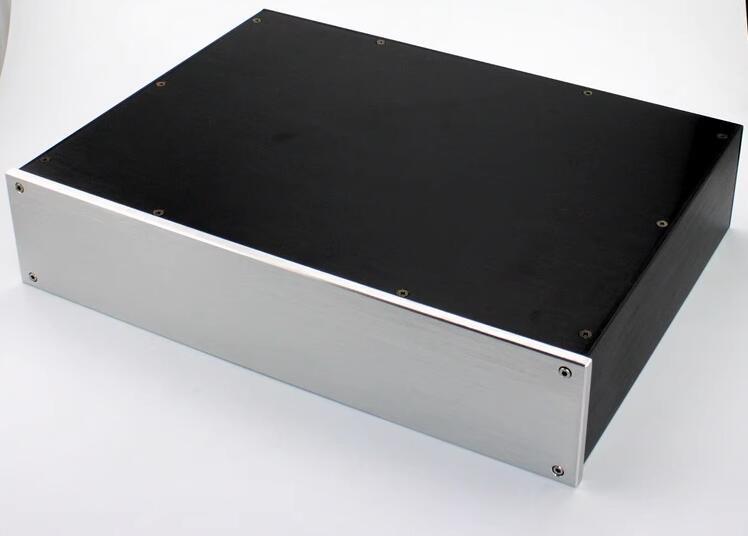 WA47 all Aluminum Chassis DIY HiFi Audio Amplifier Housing Preamp Case Width 430 Height 90 Depth 300mm