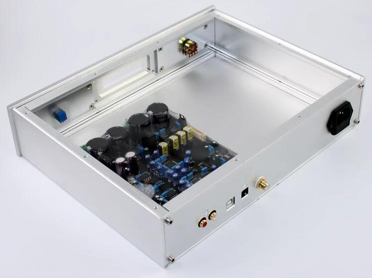 WA48 Full aluminum decoder chassis DAC enclosure HIFI DIY box 320 x70 x305MM