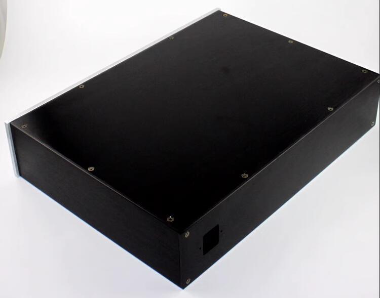 WA47 all Aluminum Chassis DIY HiFi Audio Amplifier Housing Preamp Case Width 430 Height 90 Depth 300mm
