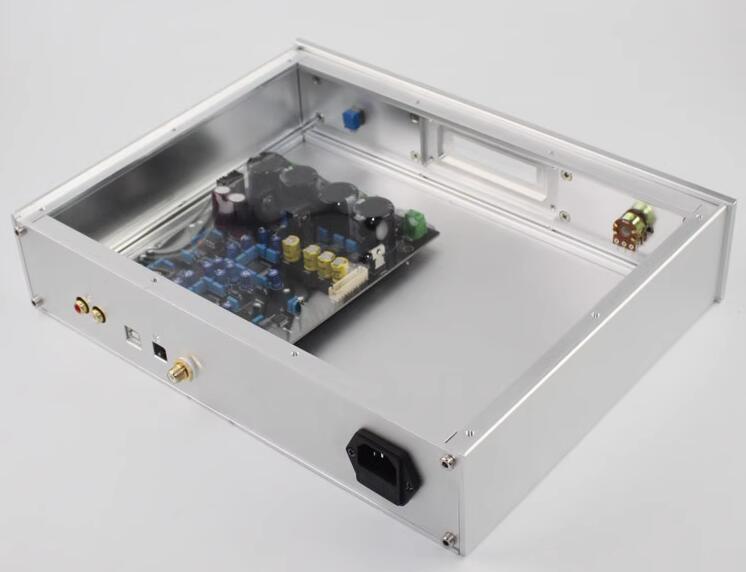 WA48 Full aluminum decoder chassis DAC enclosure HIFI DIY box 320 x70 x305MM