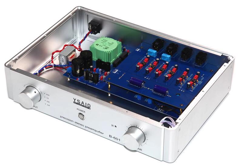 B601 HiFi audiophile fully balanced preamp with remote control Refer to MB6010 circuit