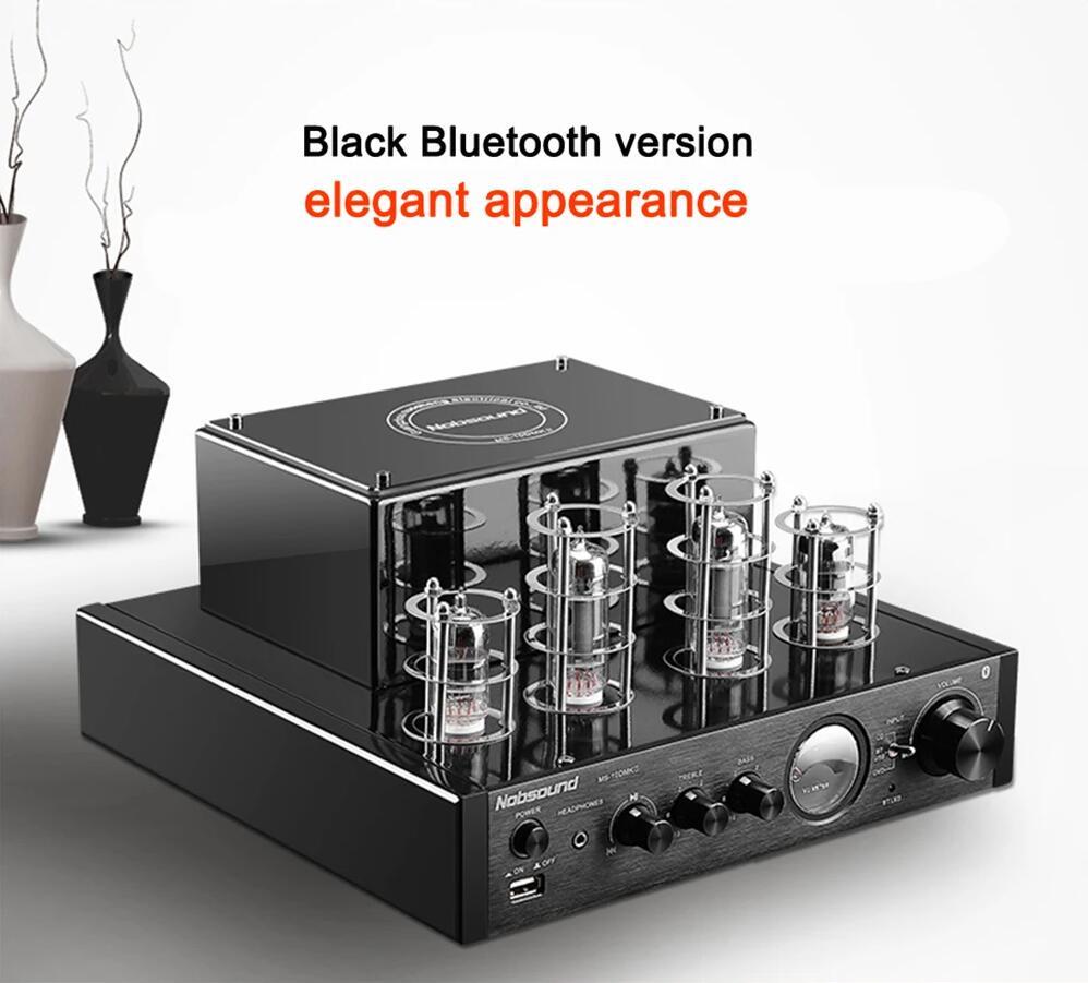 Nobsound MS-10D MKII MS-10D MKIII Amplifier Vacuum Tube Amplifier Support Bluetooth USB optical Coaxial Bass DVD CD input