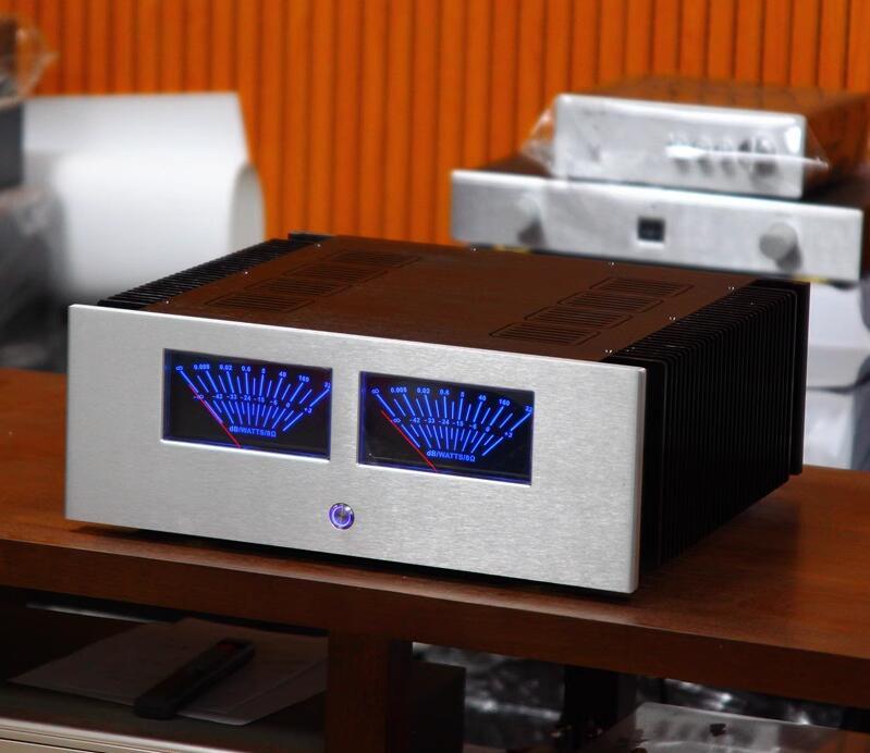 M980 HiFi 300W+300W class A Metal encapsulated transistor stereo home amplifier with XLR input
