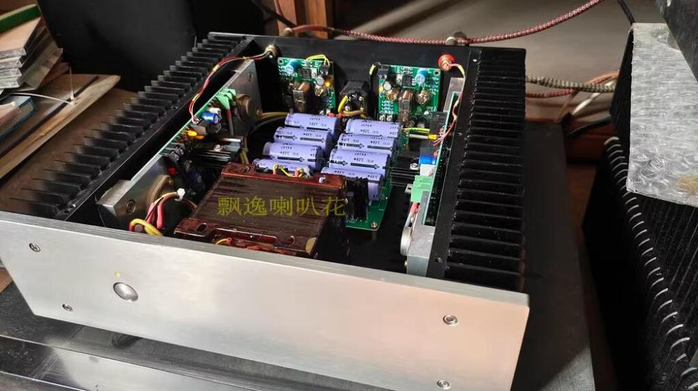 Finished PASS-AM mini Stereo 10W+10W Single ended Class A power amplifier With Speaker protection