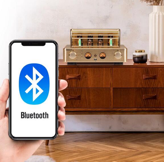 Nobsound MS-60D 12W+12W Household High Fidelity Electronic Tube Wireless Bluetooth amplifier