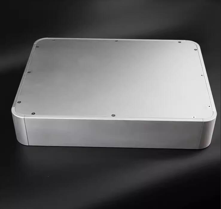 4308R Full Aluminum Enclosure HiFi DIY Audio Preamp Case Power Amplifier Chassis Silver PSU box