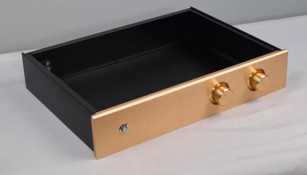 4308P Full Aluminum Enclosure HiFi DIY Audio Preamp Case Power Amplifier Chassis