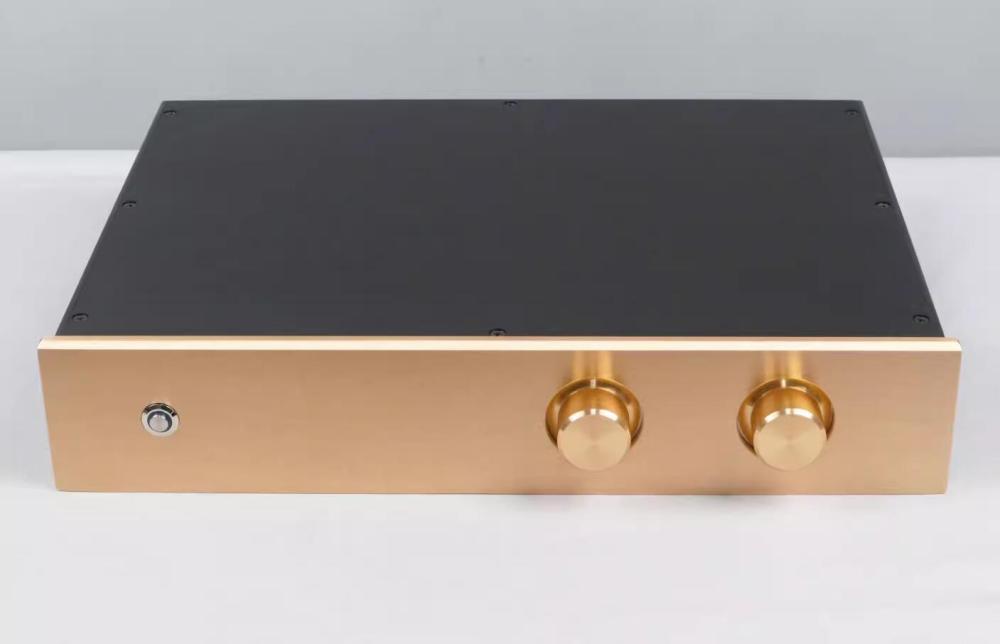 4308P Full Aluminum Enclosure HiFi DIY Audio Preamp Case Power Amplifier Chassis