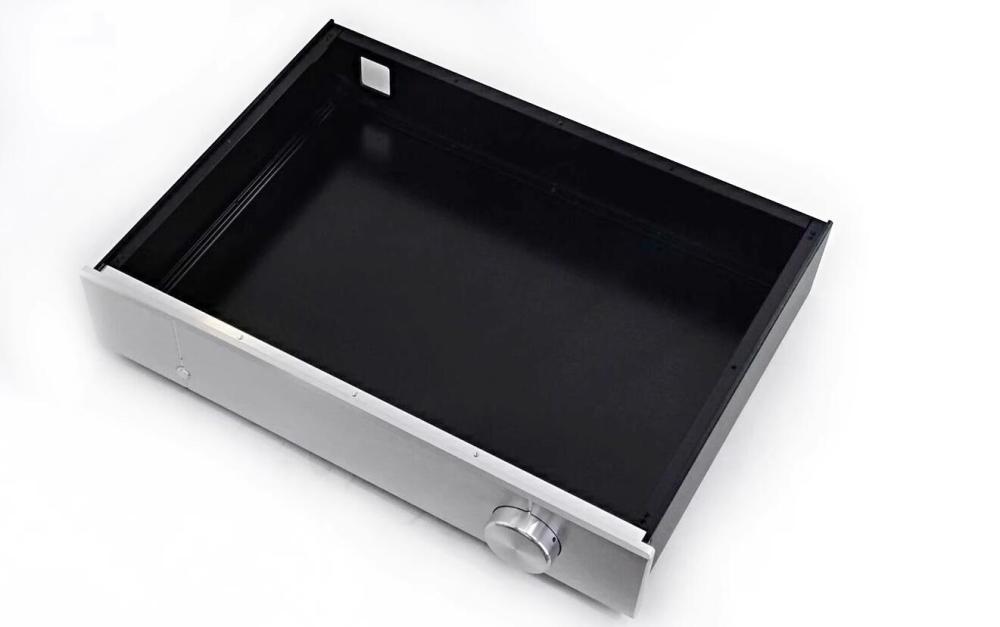 BZ4308B Full Aluminum Enclosure HiFi DIY Audio Preamp Case Power Amplifier Chassis