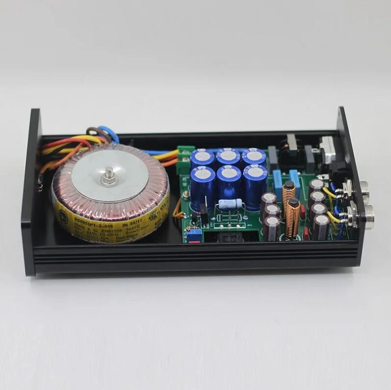 New 50W Double Output HiFi Ultra-low Noise DC Linear Power Supply Audio Amplifier LPS PSU