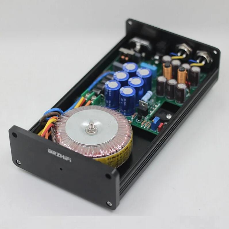 New 50W Double Output HiFi Ultra-low Noise DC Linear Power Supply Audio Amplifier LPS PSU