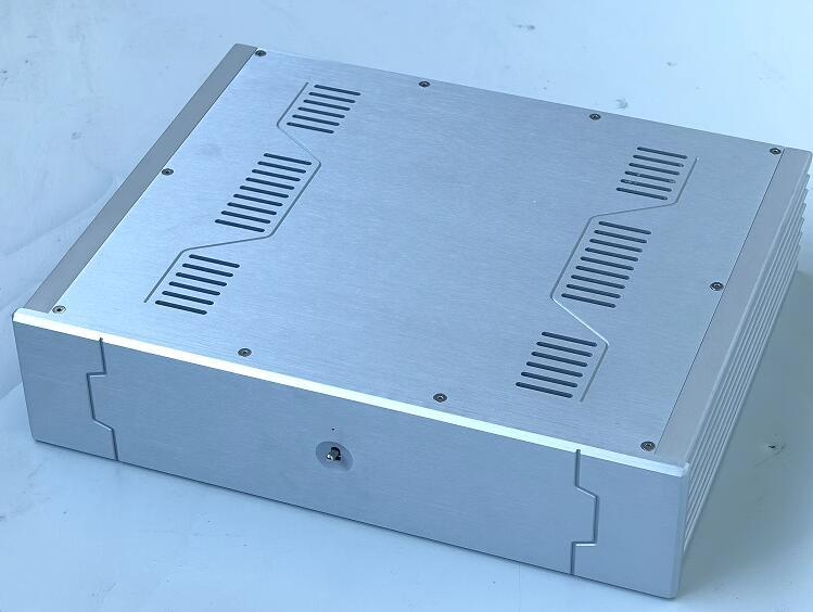 BZ4310C/BZ4310D All Aluminum Power Amplifier chassis / Integrated Amp Enclosure / Preamplifier Case DIY Box 430MM*105MM*340MM