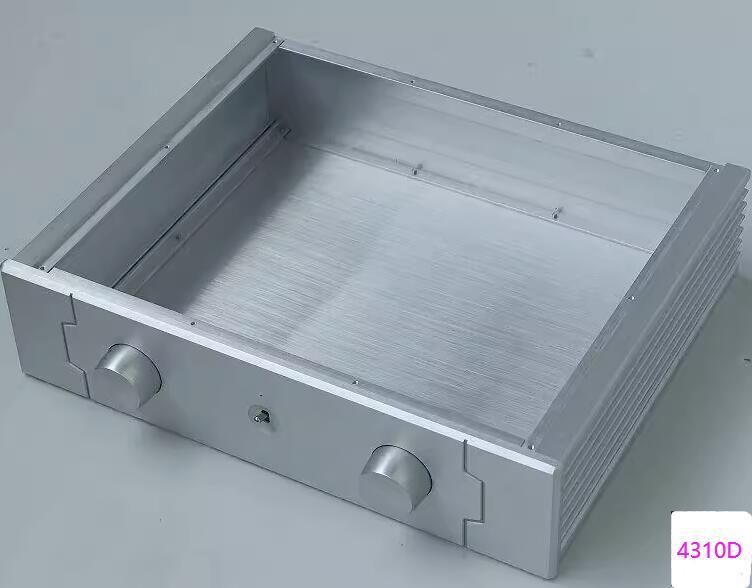 BZ4310C/BZ4310D All Aluminum Power Amplifier chassis / Integrated Amp Enclosure / Preamplifier Case DIY Box 430MM*105MM*340MM