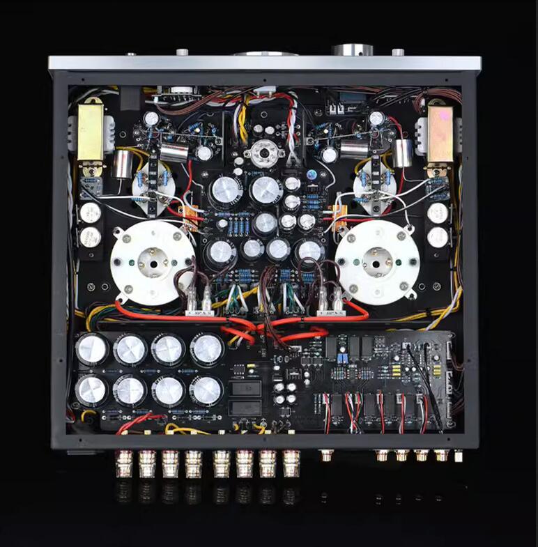 New version MUZISHARE R100 300B Drive 845/211/805 pure class A stereo Blanced Combined Tube power amplifier