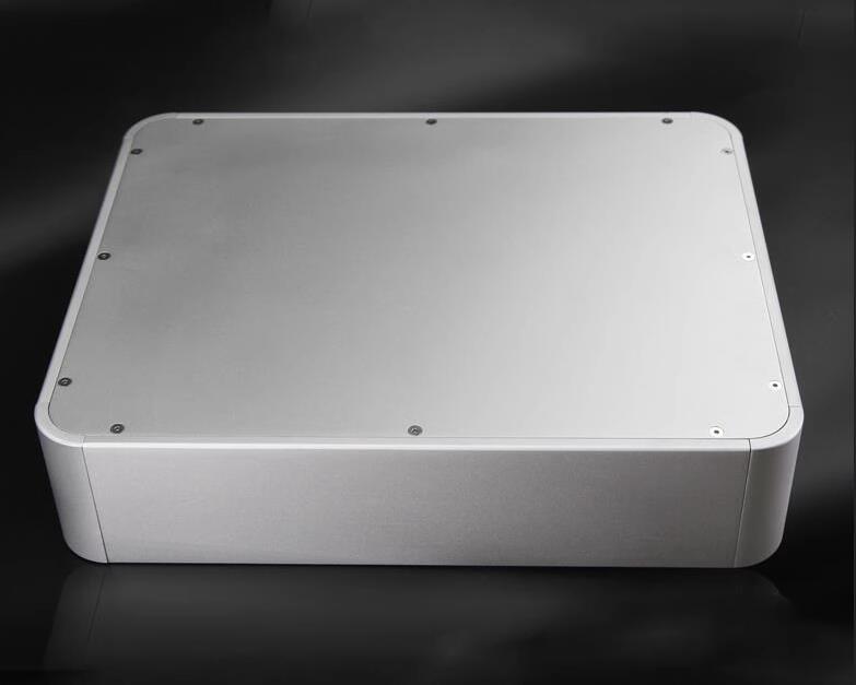 4310 All-Aluminum Rounded Audio Amplifier Chassis Preamp Case HiFi DIY DAC Headphone Amp Box
