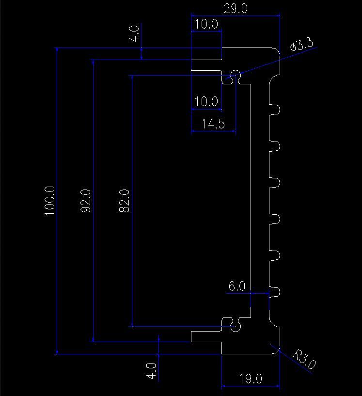 BZ4310C/BZ4310D All Aluminum Power Amplifier chassis / Integrated Amp Enclosure / Preamplifier Case DIY Box 430MM*105MM*340MM