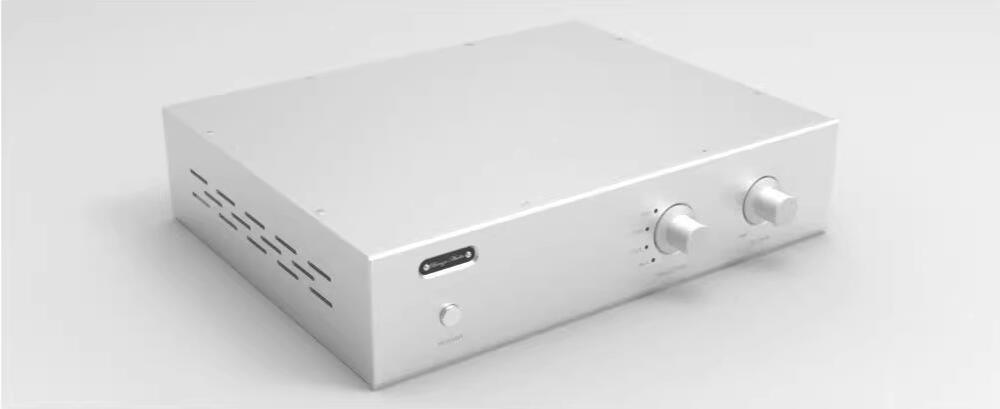 430 Full Aluminum Enclosure Power Amplifier Chassis / Preamp Case/ DIY Box/ Tube Amplifier Cabinet