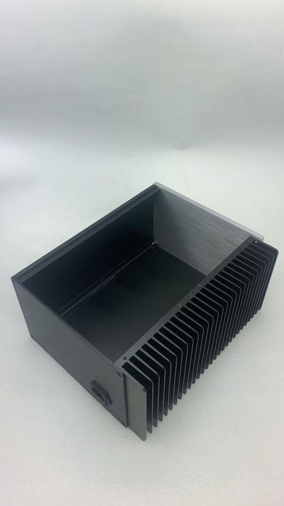 2515 Full Aluminum Preamplifier Enclosure Amplifier Chassis AMP BOX With heatsink