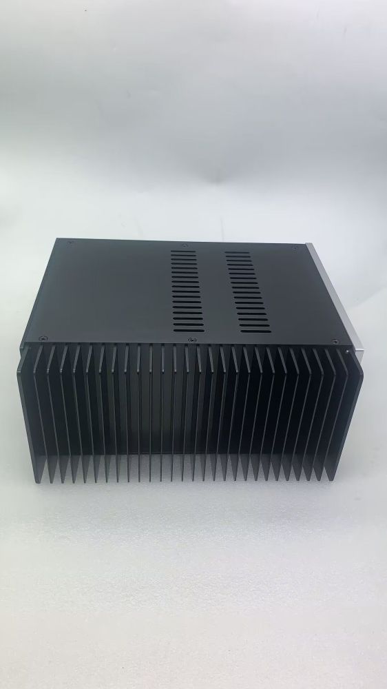 2515 Full Aluminum Preamplifier Enclosure Amplifier Chassis AMP BOX With heatsink